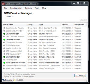 DMS Provider Manager